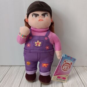 Disney Pixar 2022 Turning Red Movie Abby Mini Bean Bag Plush